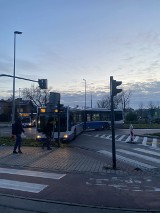 Kraków. Autobus na rondzie Młyńskim pomylił drogę. Gigantyczne korki w rejonie i całym mieście