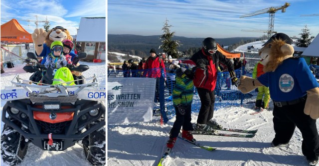 Światowy Dzień Śniegu z kłodzkimi policjantami na terenie stacji narciarskich w Zieleńcu i na Czarnej Górze