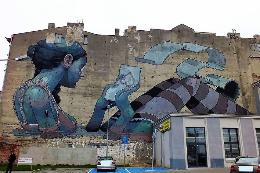 W roku 2011 hiszpański artysta Aryz na jednej ze ścian...