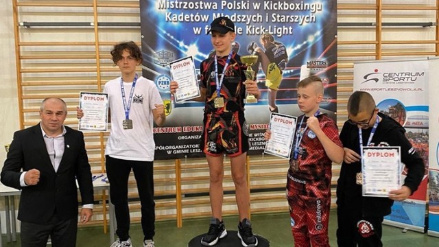 12-latek z klubu Gladiators Bełchatów mimo młodego wieku ma już na koncie tytuł Mistrza Polski w swojej kategorii wiekowej i wagowej