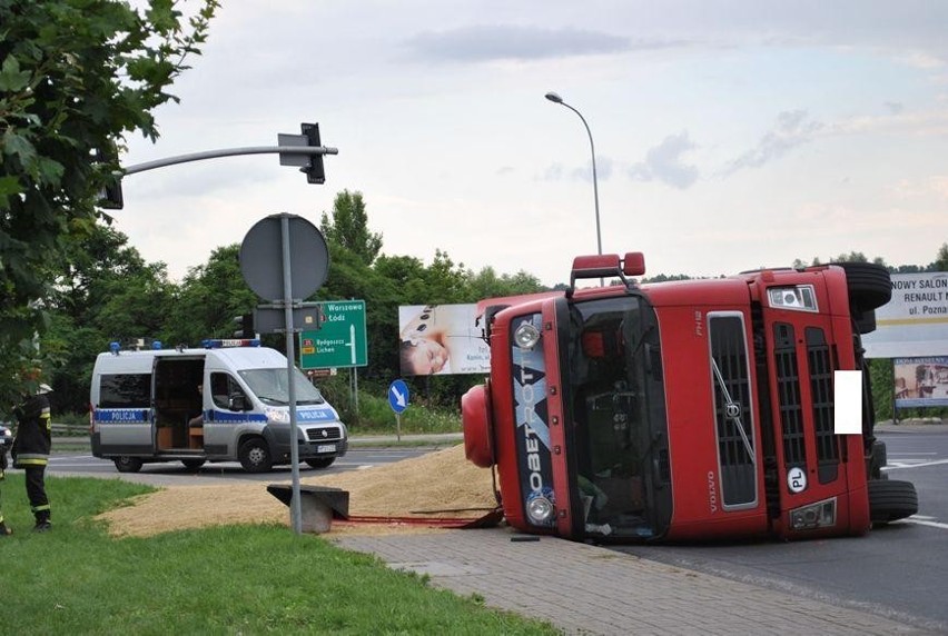 Wypadek na Dworcowej w Koninie