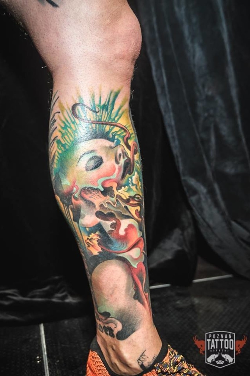 Tatuaż wykonany podczas jednej z edycji Tattoo Kowent