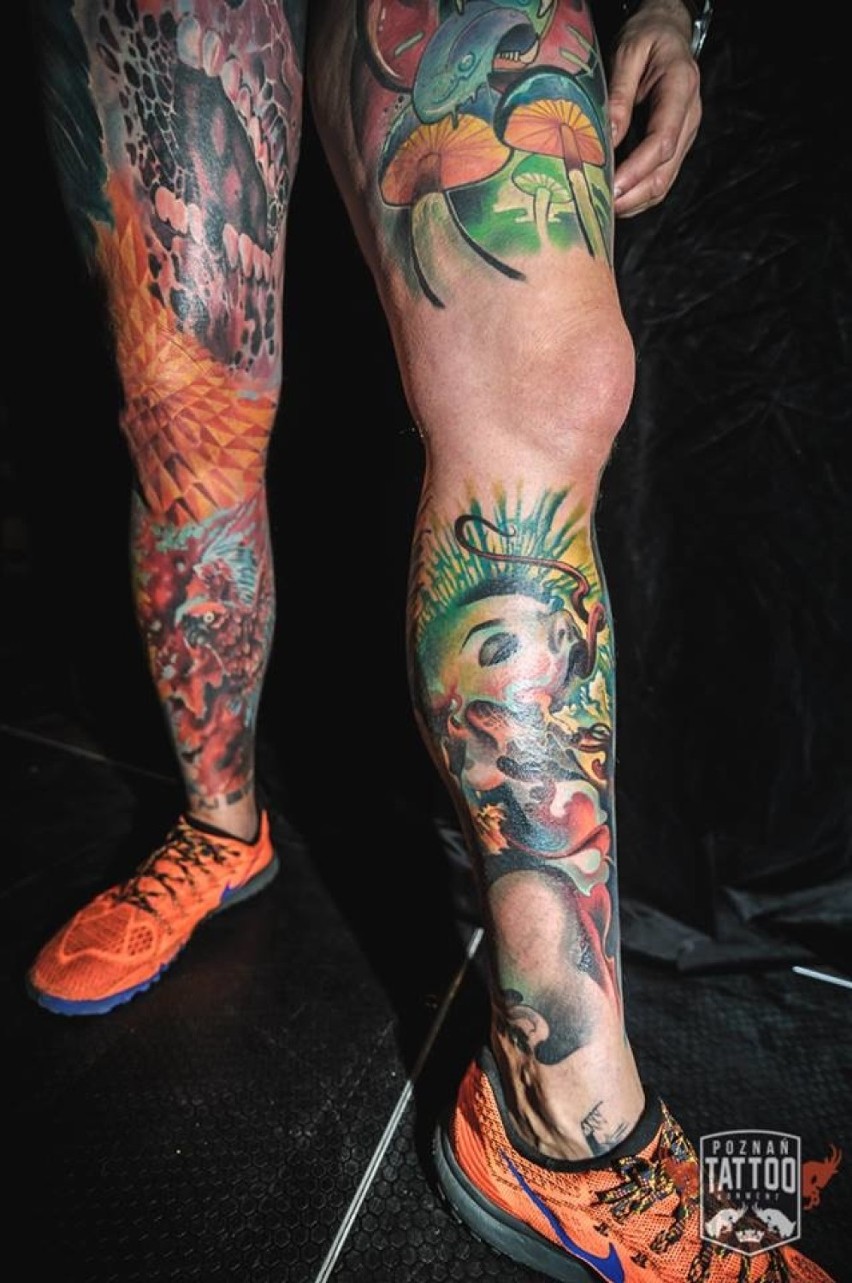 Tatuaż wykonany podczas jednej z edycji Tattoo Kowent
