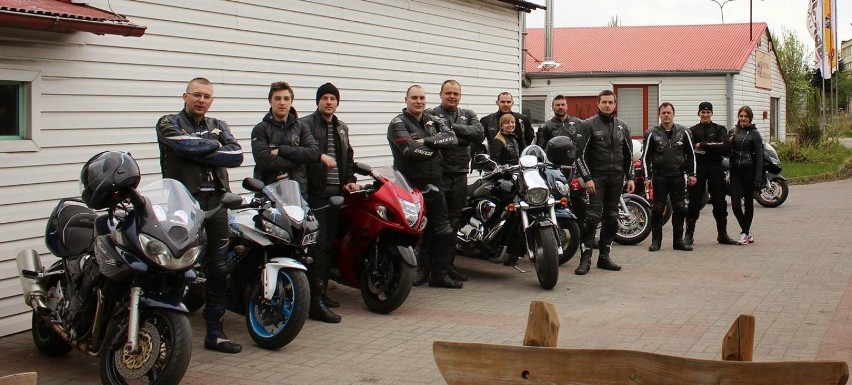 Motocykliści w Koninie - Memento Mori Club Konin