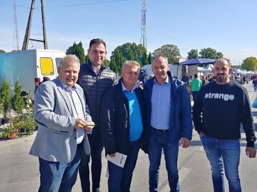 Kandydaci  do Sejmu: Andrzej Stępień (PSL) i Jacek Lewera...