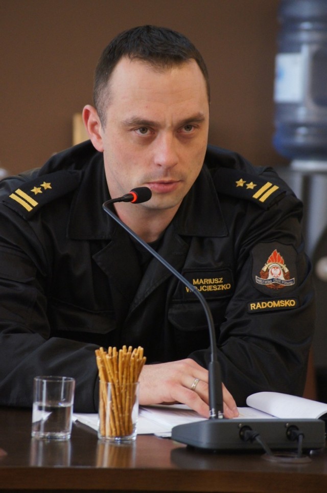 Posiedzenie komisji bezpieczeństwa w starostwie powiatowym w Radomsku (27 stycznia 20200