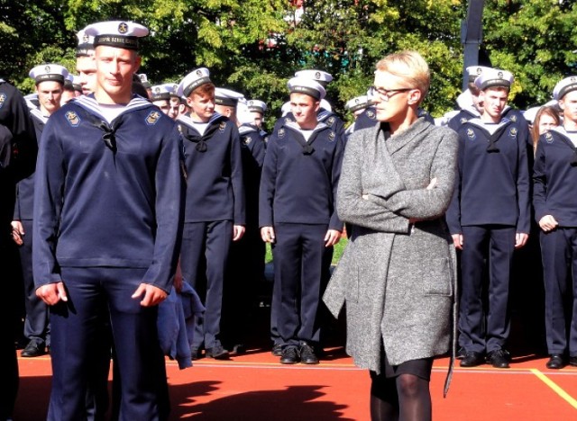 Na zdjęciu: Magdalena Miszke, dyrektor Zespołu Szkół Morskich w Darłowie