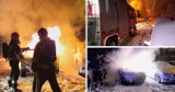W nocy w Mysłowicach spłonęły dwa samochody - straż walczyła z pożarem