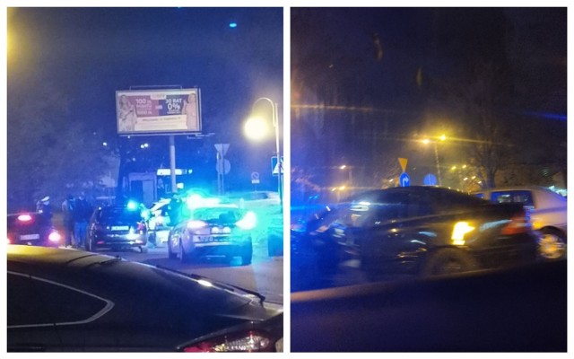 Kierowca mercedesa pod wpływem amfetaminy uderzył w radiowóz w centrum Włocławka