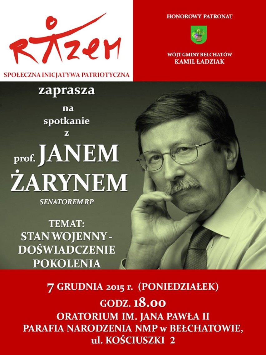 prof. Jan Żaryn w Bełchatowie