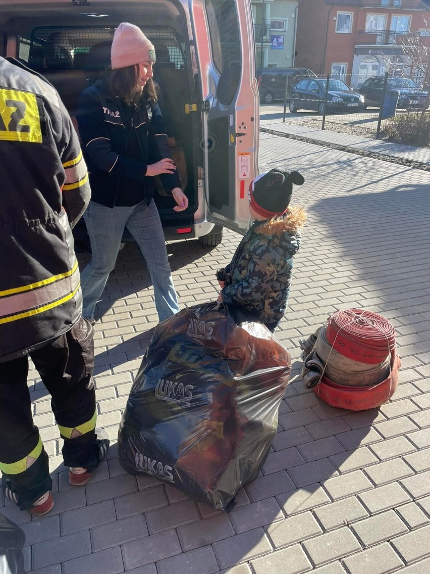 Strażacy z OSP Łeba pomogli kologem z Ukrainy