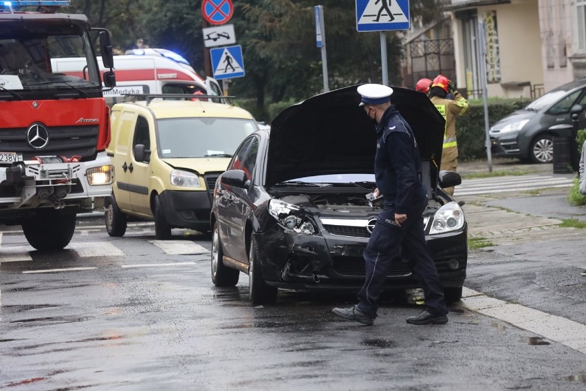 Wypadek na skrzyżowaniu ulic Andersa i Wojska Polskiego w...