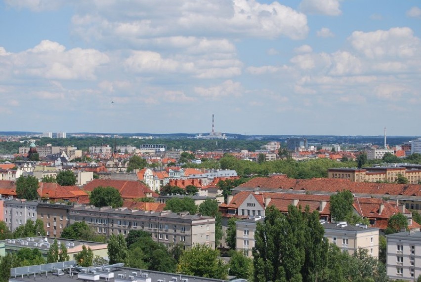 Panorama Poznania z dachu DS Eskulap