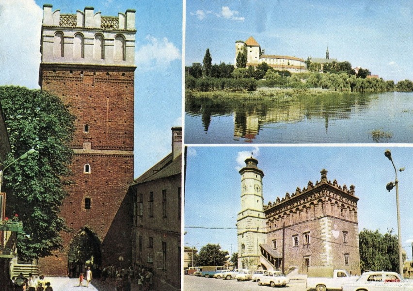 Na zdjęciu: Lata 1970-1971 , Sandomierz. "Gotycka Brama...