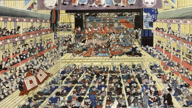 Tetar Kabuki, rok 1858, Shibaraku