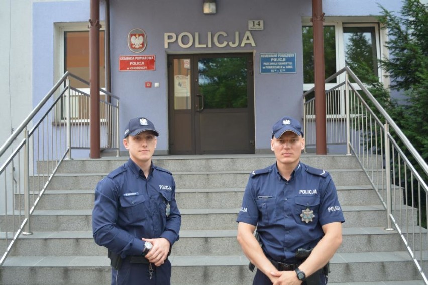 Policja w Chodzieży: Funkcjonariusze uratowali życie 30-letniej kobiecie