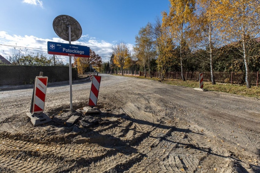 Potockiego na os. Załęże jest właśnie przebudowywana