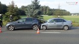Wypadek w Boruszowicach. Zderzyły się trzy samochody, bo kierowca nie zachował ostrożności