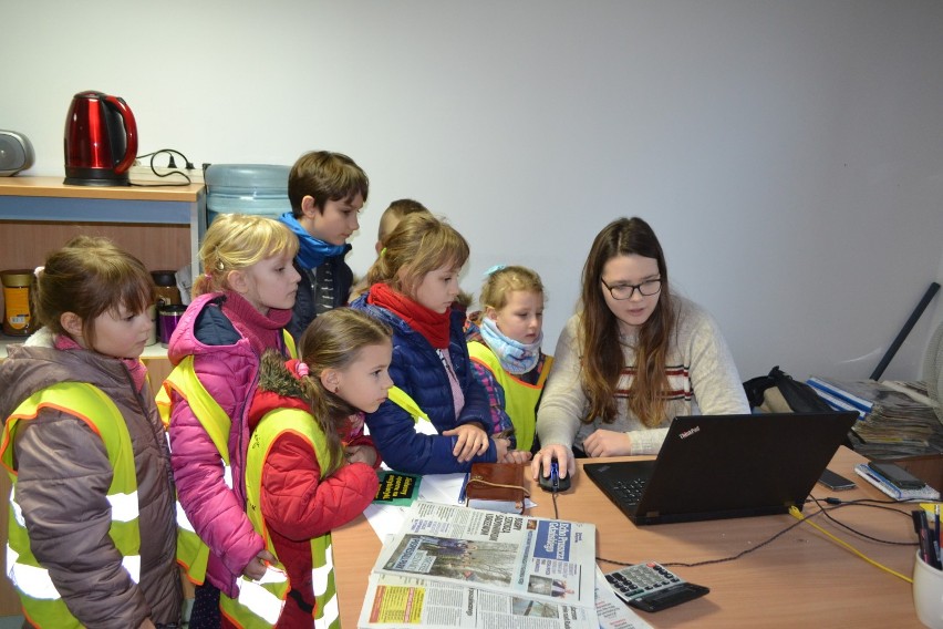 Dzieci odwiedziły redakcję "Dziennika Bałtyckiego" w Pruszczu Gd., i poznały zawód dziennikarza od kuchni [ZDJĘCIA]
