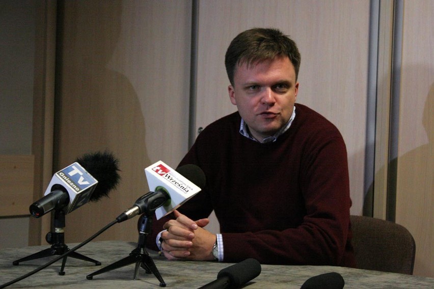 Szymon Hołownia w WOK-u