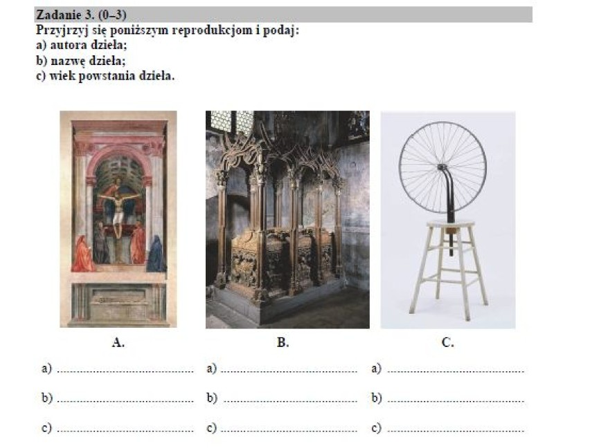 Matura 2018 historia sztuki poziom rozszerzony odpowiedzi, arkusze CKE. Matura z historii sztuki rozszerzenie 10.05.2018