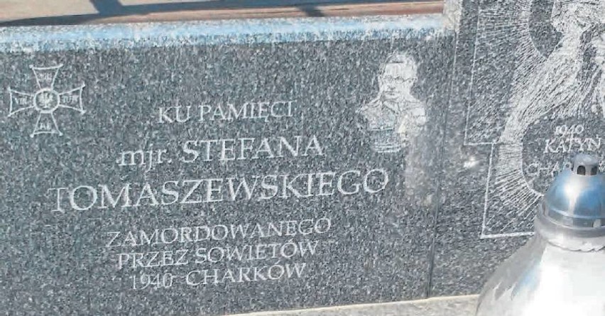 Symboliczny nagrobek ppłk. Stefana Edwarda Tomaszewskiego...
