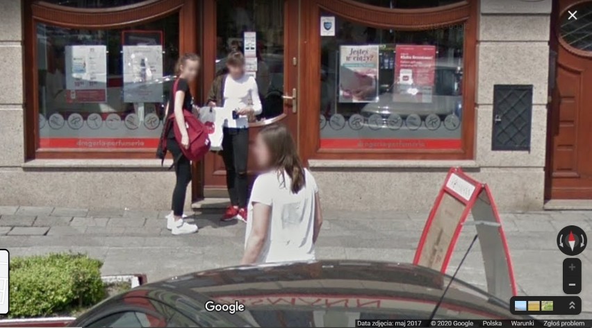 Zdjęcia z Google Street View wykonane w Rawiczu