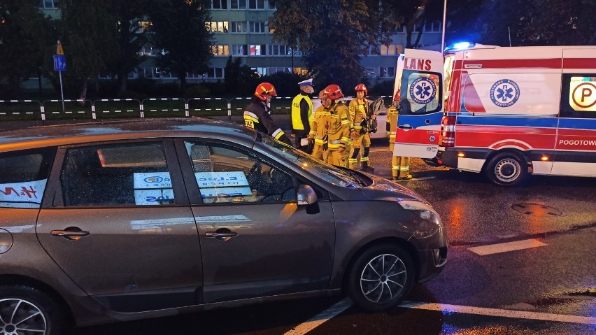 Wypadek na ulicy Górnośląskiej w Kaliszu