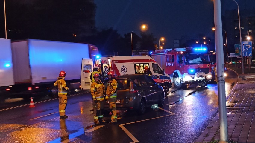 Wypadek na ulicy Górnośląskiej w Kaliszu