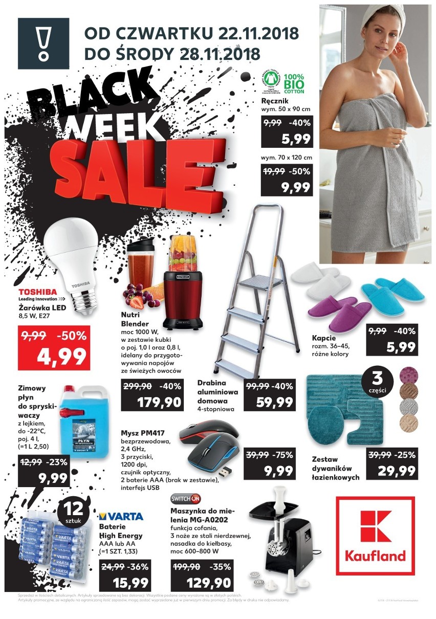 KAUFLAND Black Friday 2018 - sprawdź promocje na Czarny Piątek [GAZETKA]