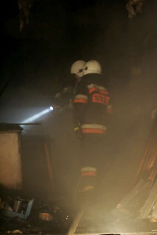 Kolejny nocny pożar w Wągrowcu. Spłonęła stolarnia