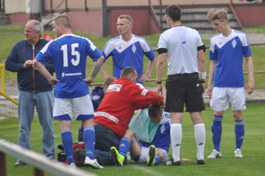 GKS Przodkowo - Bałtyk Gdynia 5:1 (1:1), trzy gole Michała Marczaka [ZDJĘCIA]