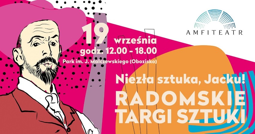 "Niezła sztuka, Jacku! Radomskie Targi Sztuki" w Parku Malczewskiego - to wydarzenie, na które zaprasza Miejski Ośrodek Kultury Amfiteatr
