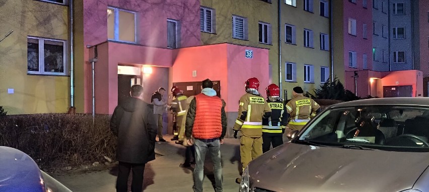 Podpalenie w budynku przy ul. Fortecznej w Wałbrzychu