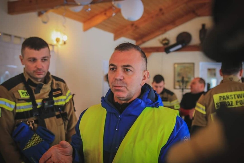 Strażacy ze Zduńskiej Woli na ćwiczeniach "Szron" w Karpaczu