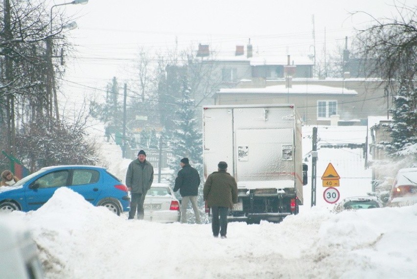 Tak wyglądały żnińskie ulice zimą 2010 roku.
