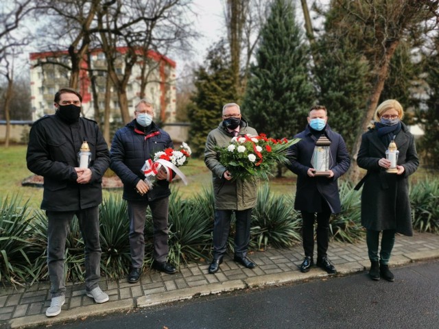 We wtorek, 26 stycznia 2021 roku władze Nowej Soli oddały hołd zmarłym więźniarkom filii obozu Gross Rosen.