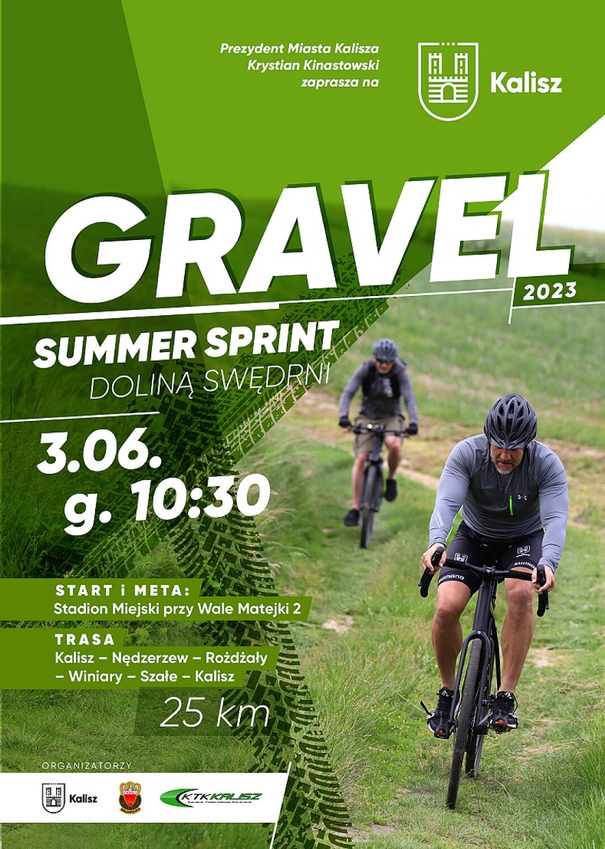 Gravel Summer Sprint Doliną Swędrni odbędzie się w Kaliszu 