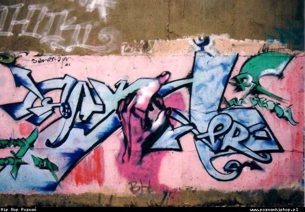 Praca graffiti autorstwa Samera, Franowo
