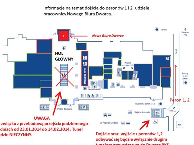 Zmiany na dworcu w Gdańsku