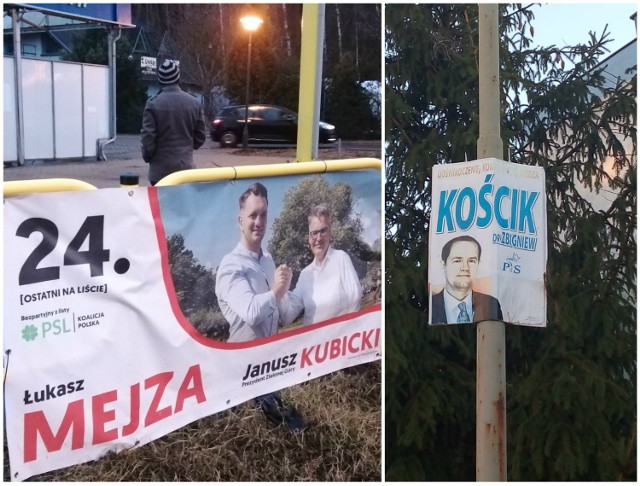Jeszcze w ostatnim czasie w Zielonej Górze można było znaleźć banery kandydatów do Sejmu czy Senatu