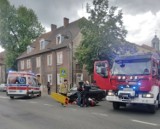 Zakwalifikowane, jako wypadek zostało zderzenie osobówki z motorowerem na skrzyżowaniu ul. Wrocławskiej i Wróblewskiego w Nowej Soli 