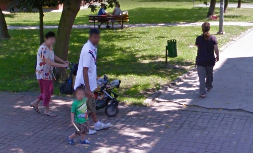 Zdjęcia Google Street View z osiedli Kopernika i Brzostów w...
