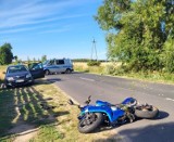 Powiat sulęciński: poważny wypadek motocyklisty. Na miejscu lądował śmigłowiec LPR