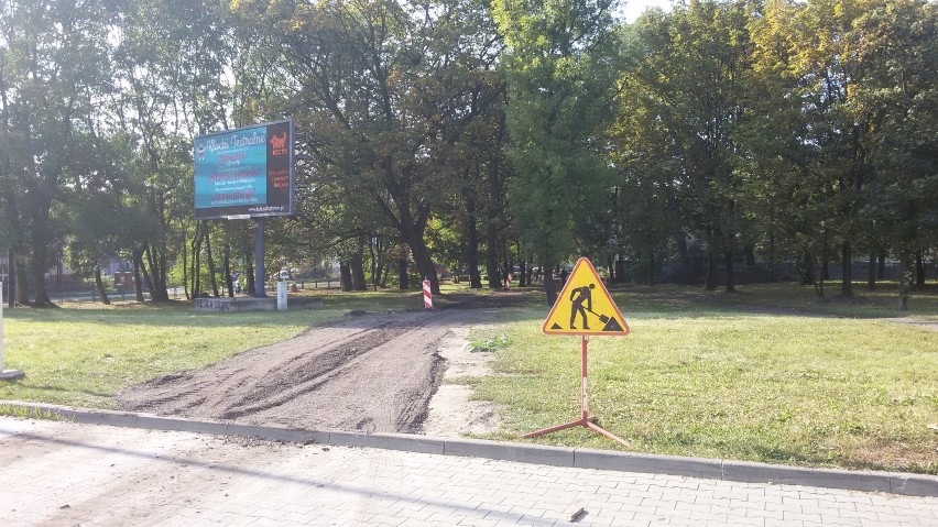 W Szombierkach budują ciąg pieszo-jezdny łączący Przedszkola nr 39 z parkingiem przy Tesco