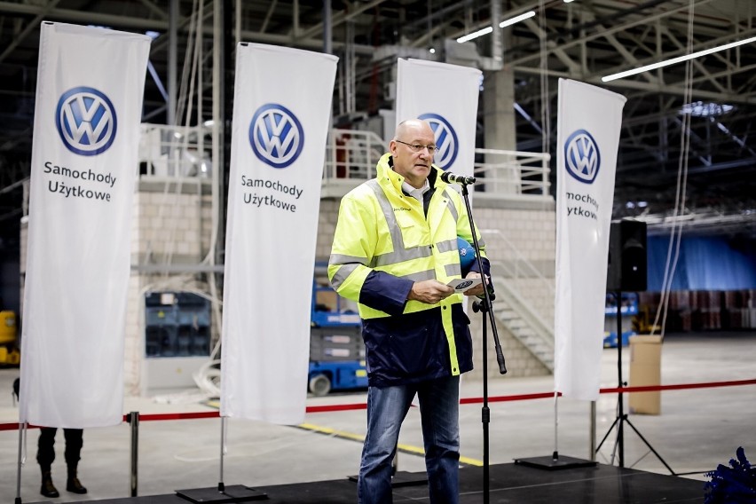 W gronie pracowników Volkswagen Poznań, przedstawicieli...