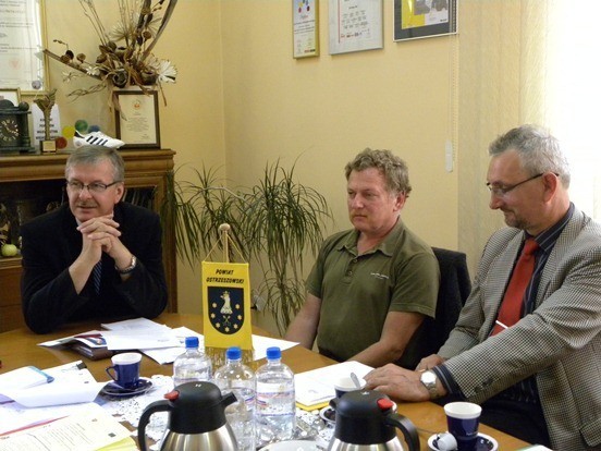 Organizatorzy Pikniku Kolejowego spotkali się ze starostą ostrzeszowskim Lechem Janickim