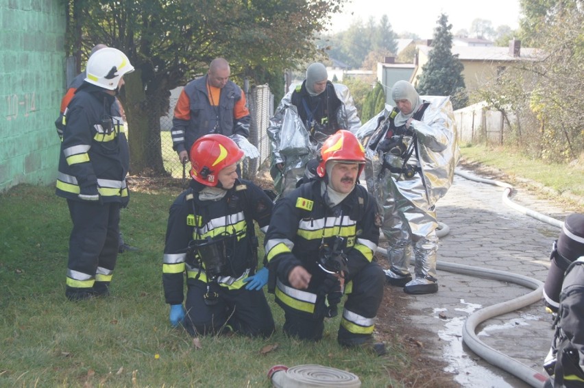 Wojewódzkie ćwiczenia straży pożarnej w Radomsku
