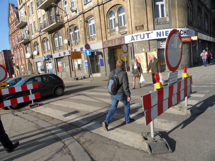 Budowa DTŚ w Gliwicach. Dziś zamknięto pierwsze ulice w Centrum. Utrudnienia dały się we znaki?