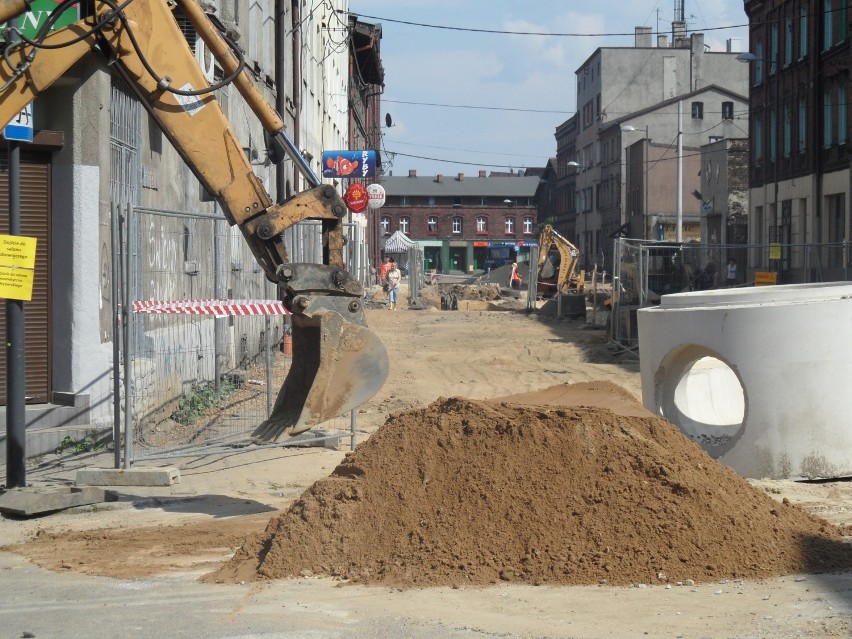 Postępy prac na ul. Kubiny